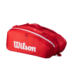 Wilson Super Tour sarkana tenisa soma 15 raketēm