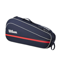 Wilson Team tumši zila tenisa soma 3 raketēm