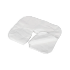 Balts vienreizlietojams auduma galvas balsta pārklājs, 200 gab. iepakojums.
