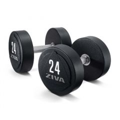 Dumbbell professionaalne, tahke teras, uretaan (2 gab)