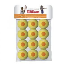 TENNISEPALLID WILSON STARTER ORANŽ, 12 GAB.