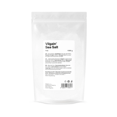 VILGAIN smalkā maluma jūras sāls, 1 kg iepakojumā.