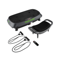 Vibrācijas trenažieris Tunturi Cardio Fit V20 ar 3 programmām un 30 ātruma līmeņiem efektīvam pilna ķermeņa treniņam mājās.