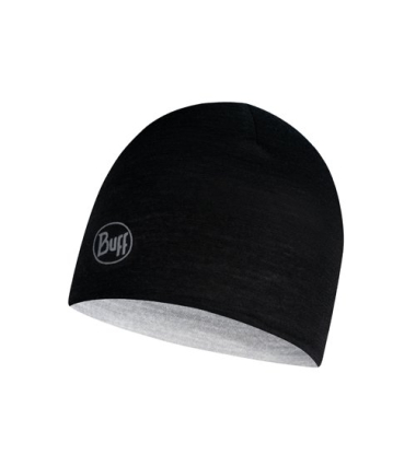 Laste Hat Buff Merino Revers Hat Black