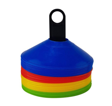 Treeningkoonused alusega Tunturi Agility Cone Set, 40 tk