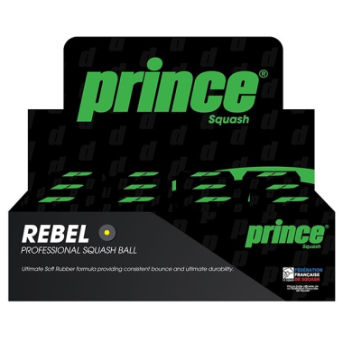 PRINTS REBEL squash ball ühe kollase skooriga, 1 gab
