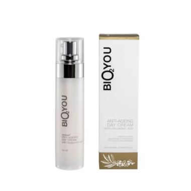 Looduslik vananemisvastane päevakreem hüaluroonhappega Bio2you, 30 ml