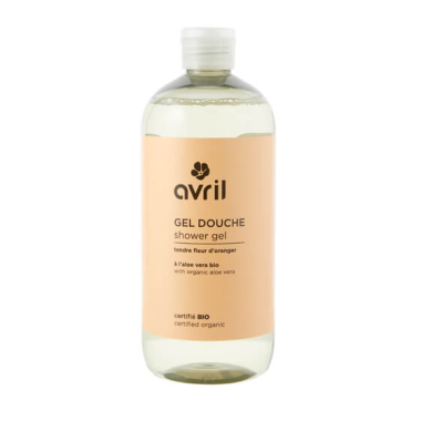 DUŠIGEEL AVRIL ORANŽ LILL, 500ML, ORGAANILINE KOSMEETIKA