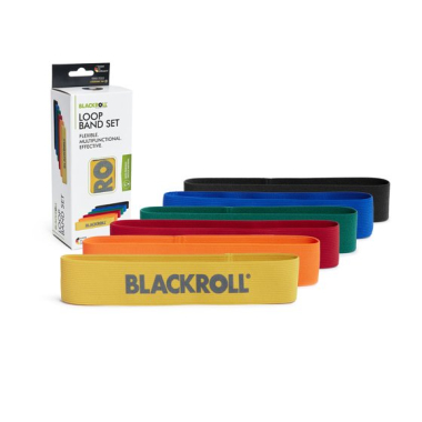 Vastupanukummide komplekt BLACKROLL LOOP BAND SET, 6 tk.