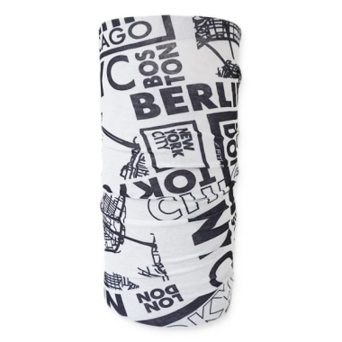 Multifunktsionaalne sall Multi Scarf 6 Major BLK Print Fitletic