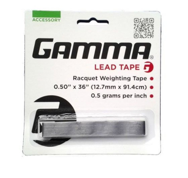Tennisereketi pliilint Gamma Lead Tape 1/2