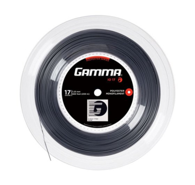 Tennisestringid Gamma iO Reel 17 (1,23 mm), hõbe 200 m