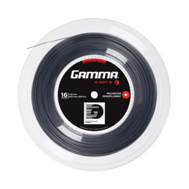 Tennisereketi stringid Gamma iO pehme reel 17 (1,23 mm) hall