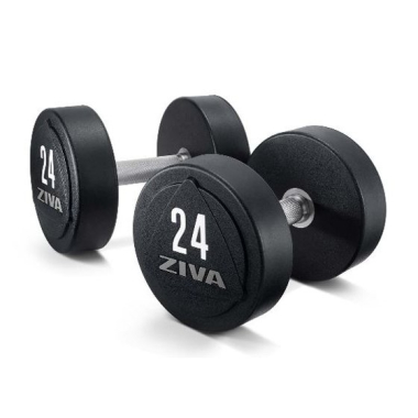 Dumbbell professionaalne, tahke teras, uretaan (2 gab)