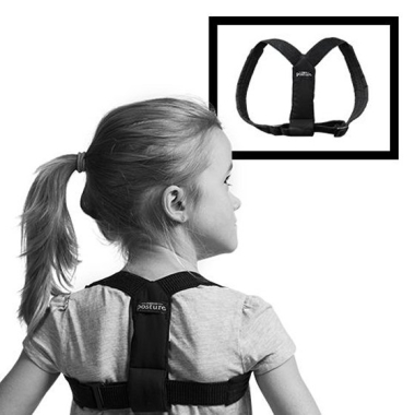 Laste rühiparandaja (valge/must/roosa) Swedish Posture KIDS