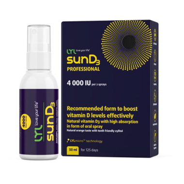 LYL sunD3 PROFESSIONAL 4 000 IU, pihusti, 50 ml