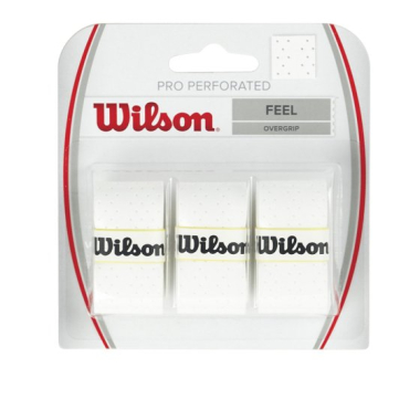 TENNISE OVERDRESS WILSON PRO PERFORATED 3 GAB. (valge)