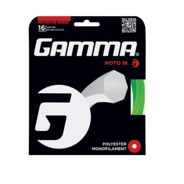 Tennise reket nöörib Gamma MOTTO 16