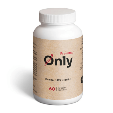 Ønly Omega-3 + D3 kompleks PREIMMU