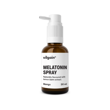 Vitamiinid une jaoks Vilgain melatoniini pihusti, 30 ml