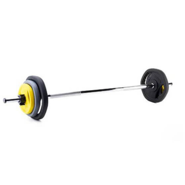 Kummikat­tega raskusketaste komplekt ZIVA Rubber HX Studio Barbell Set