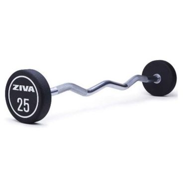 Kaaluriba ZIVA XP Urethane EZ CURL Barbellid, professionaalsed