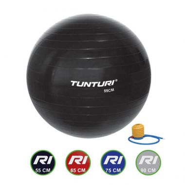 Tunturi võmlemispall, 55 cm, must