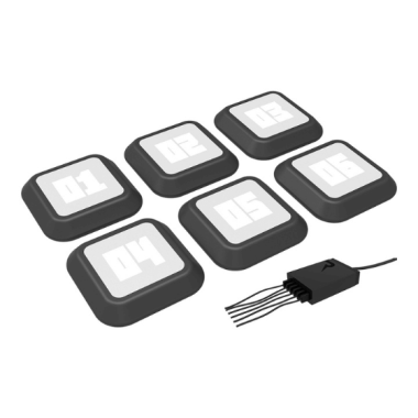 Valgusmoodulid REAX LIGHTS 6 TK PAKK Valge/Must