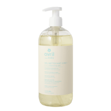 2-ühes beebipuhastusgeel Avril, SERTIFITSEERITUD ORGANIC, 500 ml