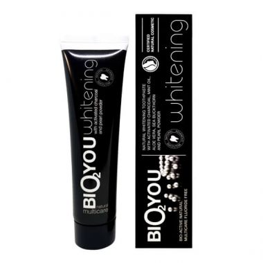 Looduslik valgendav hambapasta aktiivsöe Bio2you 100 ml