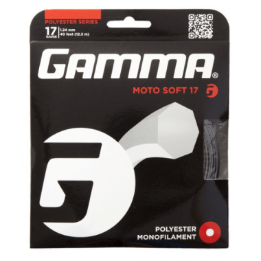Tennise reket nöörib Gamma MOTTO SOFT 17, hall