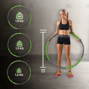 Tunturi Fitness hularõngas (1,2 kg)