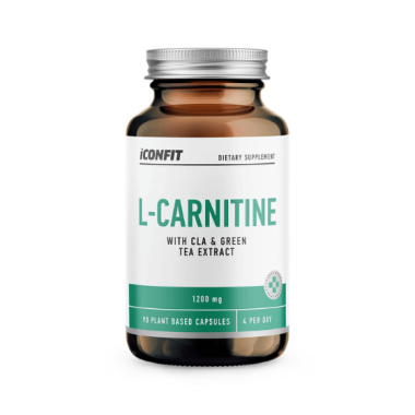 ICONFIT L-Carnitine + CLA & Green Tea Extract (90 Kapslit)
