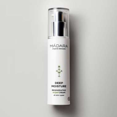 DEEP MOISTURE Taastav öökreem MADARA, 50ml