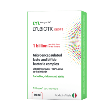 LYLBIOTIC Drops Piimhappebakterite ja bifidobakterite kompleks tilkadena, 10 ml