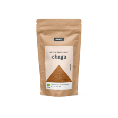 Orgaaniline Chaga pulber, 100g, ICONFIT
