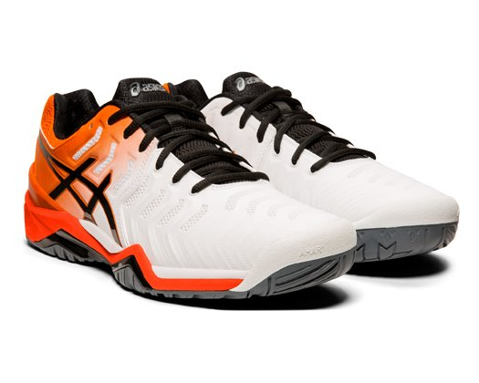 TENNISEJALATSID ASICID GEL-RESOLUTION 7, MEESTE OMAD (VALGE KOI)