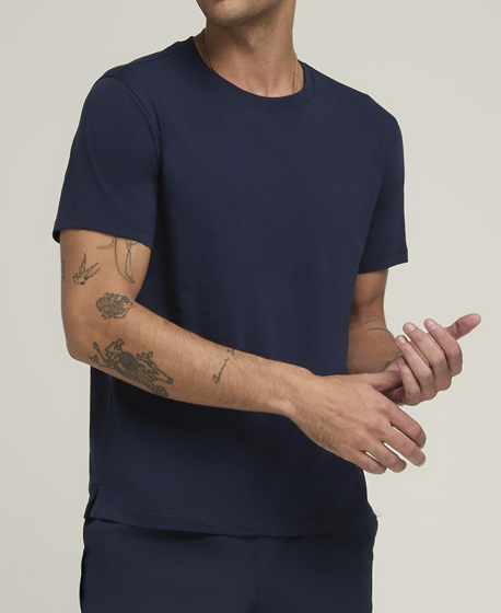 M UNISEX TEAM GRAPHIC TEE CLASSIC NAVY