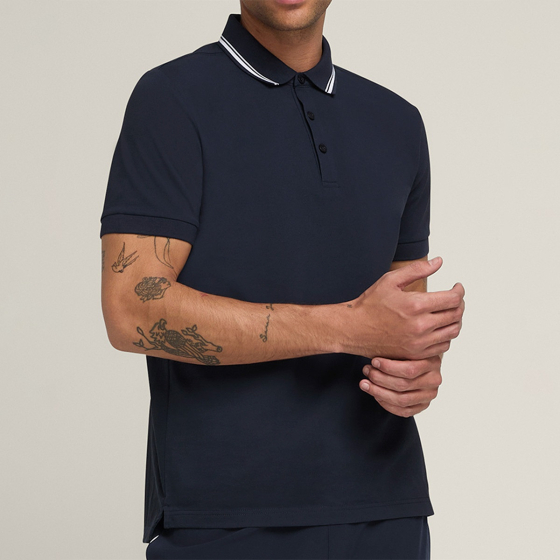 M TEAM PIQUE POLO CLASSIC NAVY