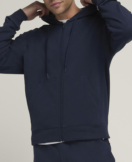 M UNISEX TEAM ZIP HOODIE CLASSIC NAVY