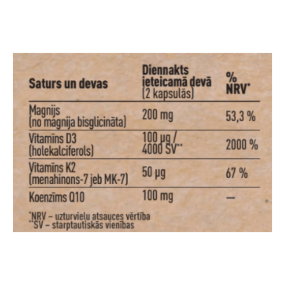 Preimmu® Mag D3K2Q10 30 päevaks