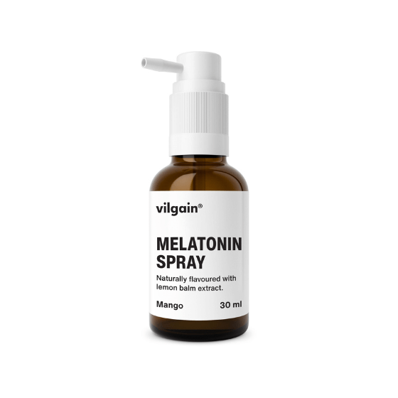 Vitamiinid une jaoks Vilgain melatoniini pihusti, 30 ml