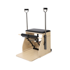 Pilates krēsls ar koka pamatni ELINA Pilates ar regulējamiem rokturiem un dubultiem pedāļiem.