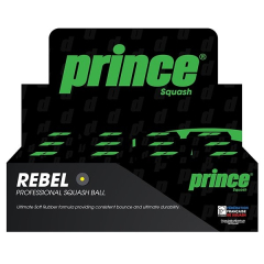 PRINTS REBEL squash ball ühe kollase skooriga, 1 gab