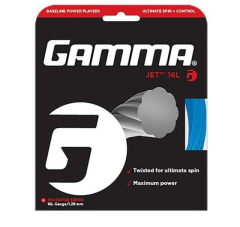 Tennise reketi stringid Gamma Jet 17, 12,2 m komplekt (1,22 mm)