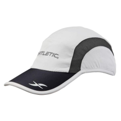 Balta melna sporta cepure Fitletic skriešanai