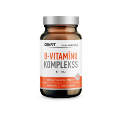 ICONFIT B vitamīnu komplekss kapsulas ikdienas enerģijai