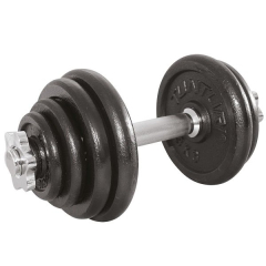 Tunturi hantel (teras/malm), 15 kg