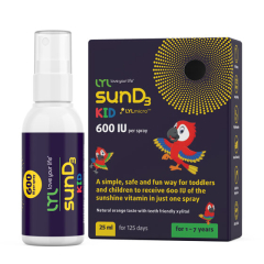 LYL sunD3 KID 600 SV D3 vitamīna sprejs bērniem 25 ml
