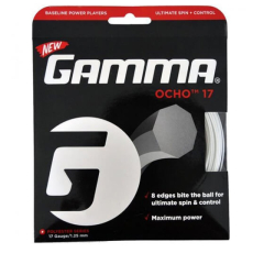 Tennise reketi stringid GAMMA OCHO SET 17, (VALGE)